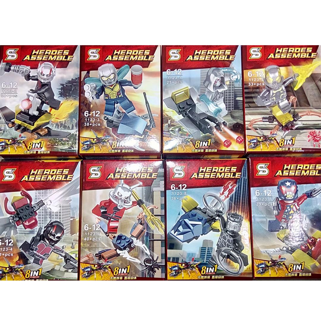 ant man and the wasp lego sets