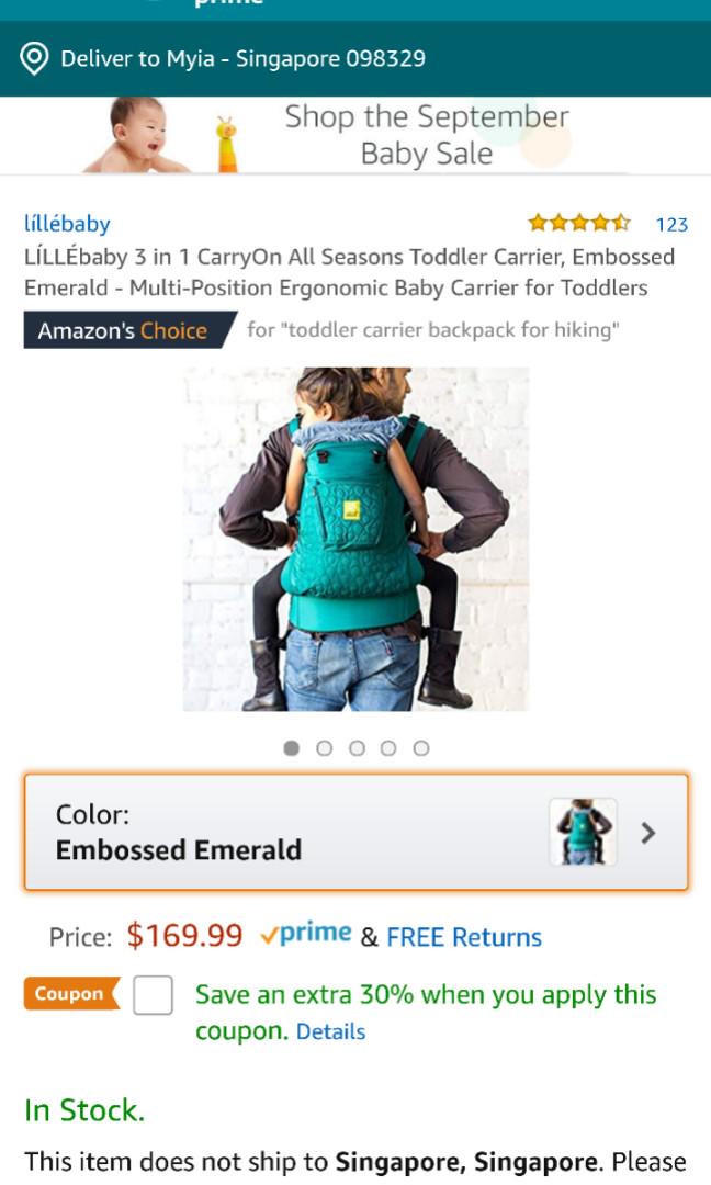Lille toddler carrier great for carry on the back Babies Kids Going Out Carriers Slings on Carousell