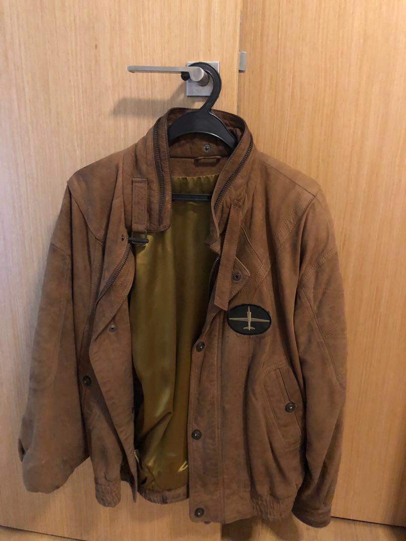 Marco pierguidi outlet leather jacket