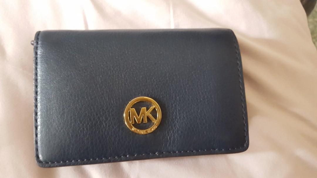 maroon mk wallet