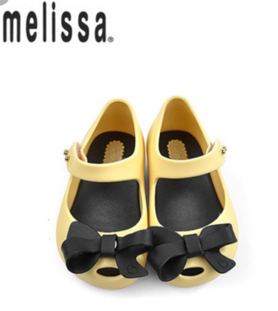 Mini melissa bow yellow and mini 