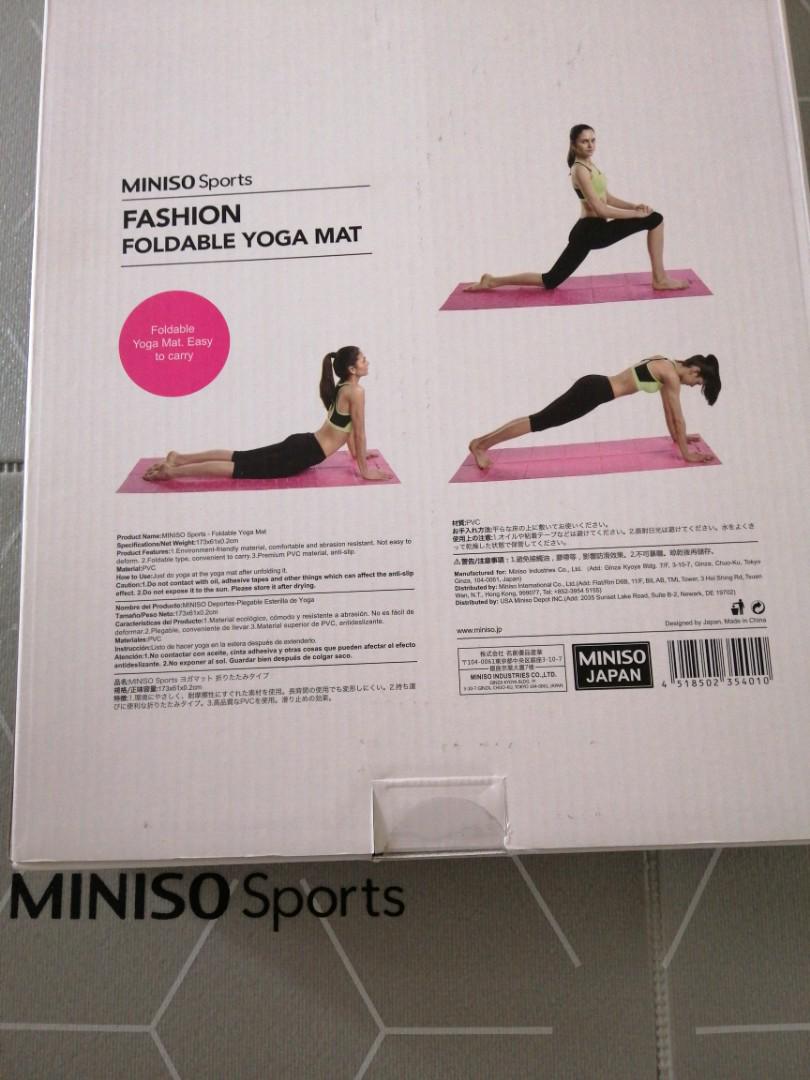 Miniso foldable yoga mat shop
