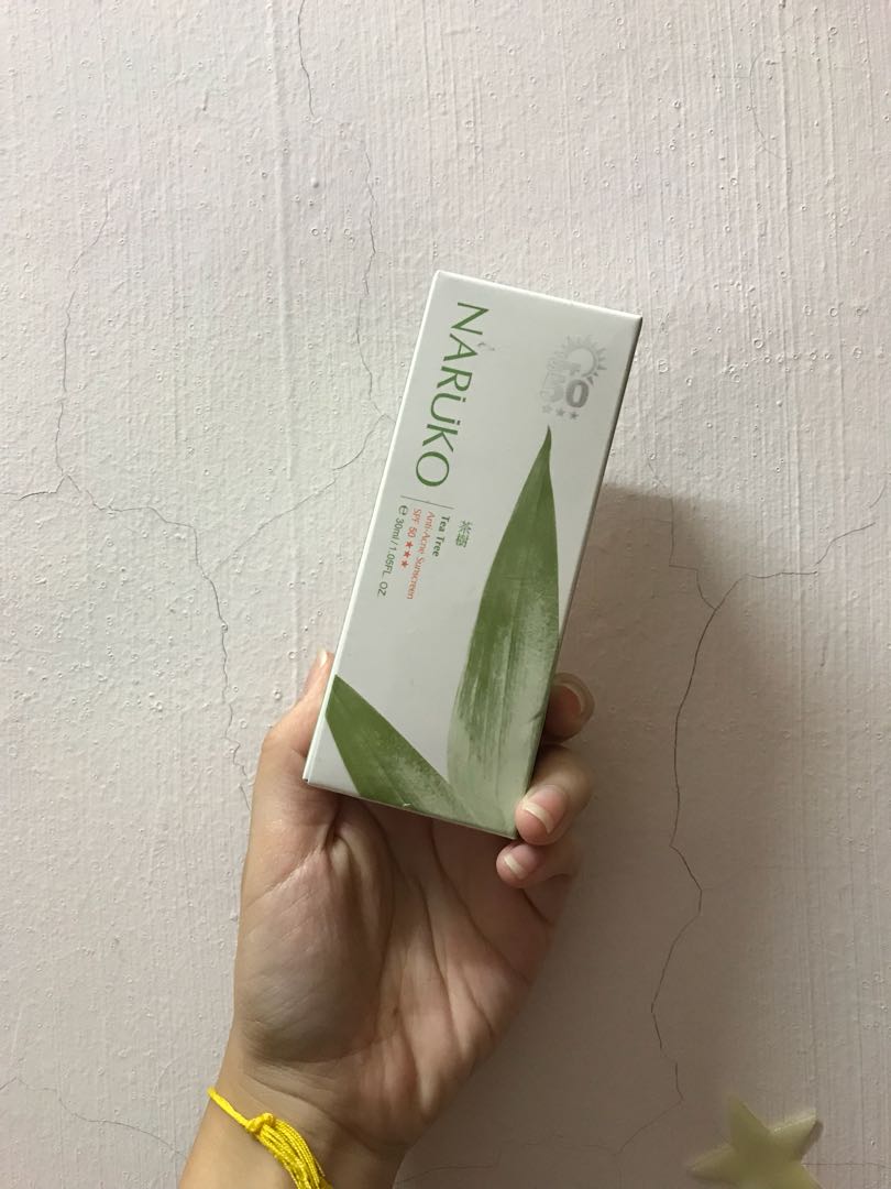Naruko Tea Tree Anti Acne Sunsreen Spf 50 30ml Beauty Personal Care Face Face Care On Carousell