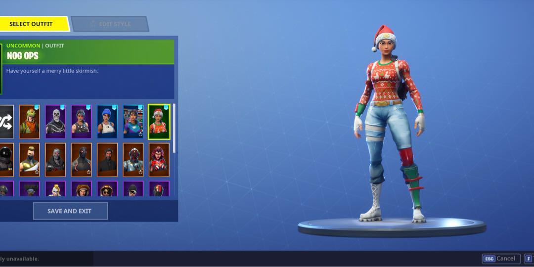Nog Ops Skull Trooper Scythe You Shouldn T Have Pickaxe Toys Games Video Gaming Video Games On Carousell