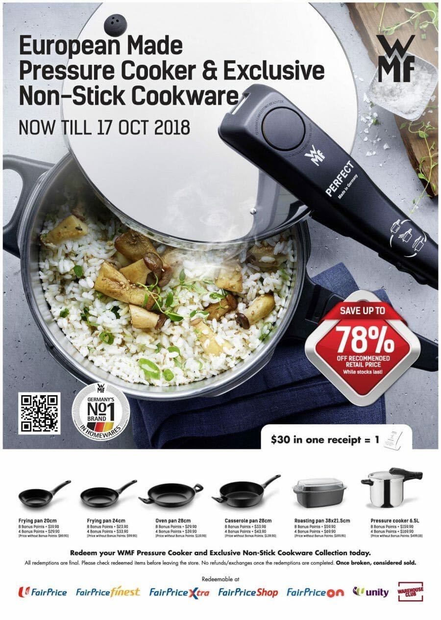 Ntuc Fairprice Wmf Cookware Redemption Bonus Point Entertainment Gift Cards Vouchers On Carousell
