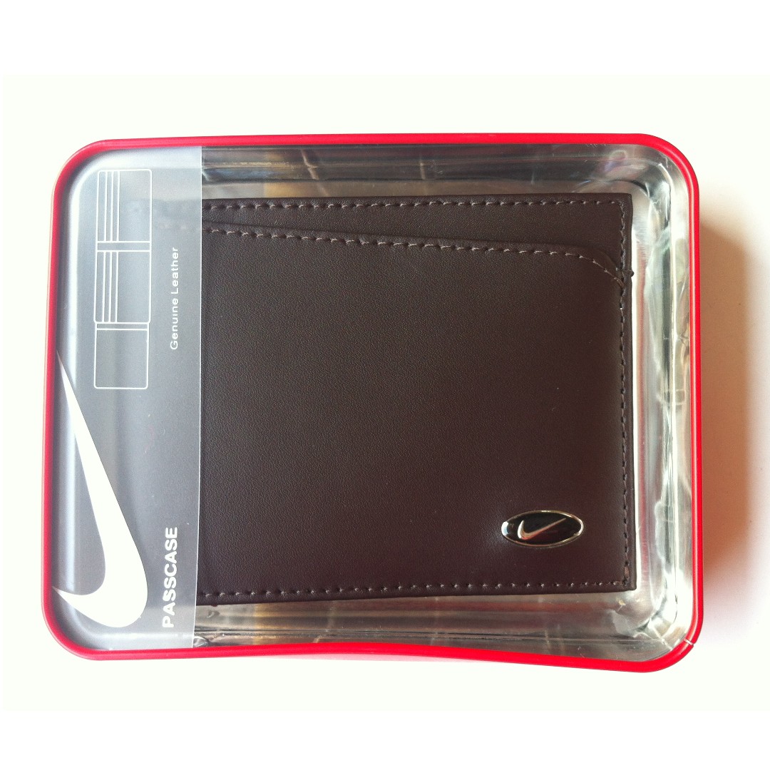 nike leather wallet