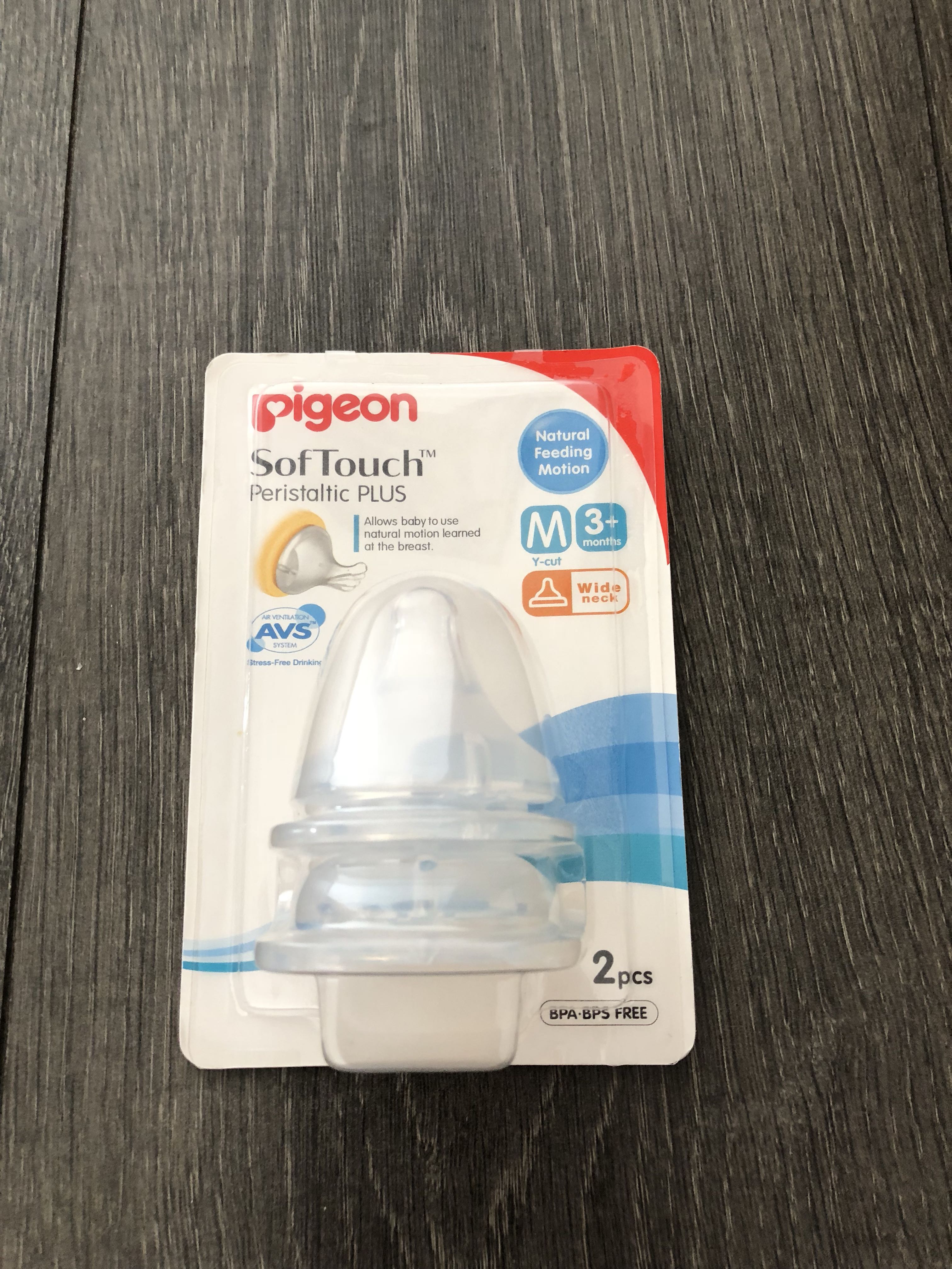 Pigeon Wide bottle Teats M and L size, Babies & Kids, Nursing & Feeding, Breastfeeding & Bottle