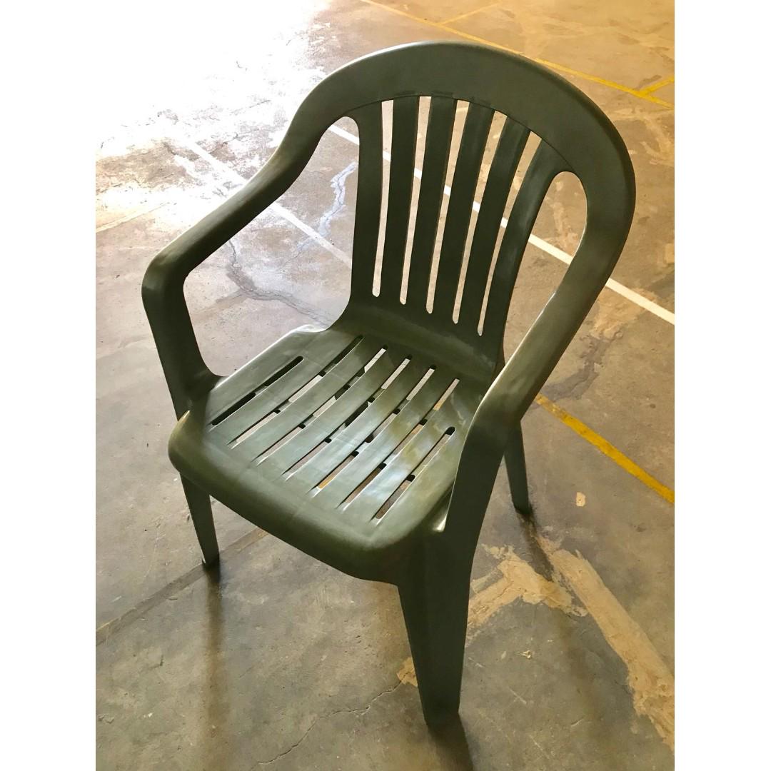 Dining plastic chairs with arm rest Furniture Home Living