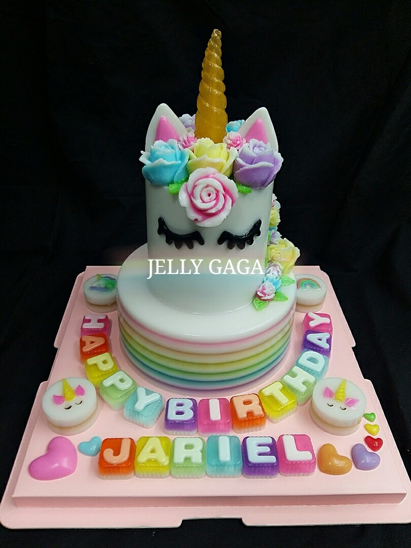 Unicorn Cakes: Unicorn Jelly Cake