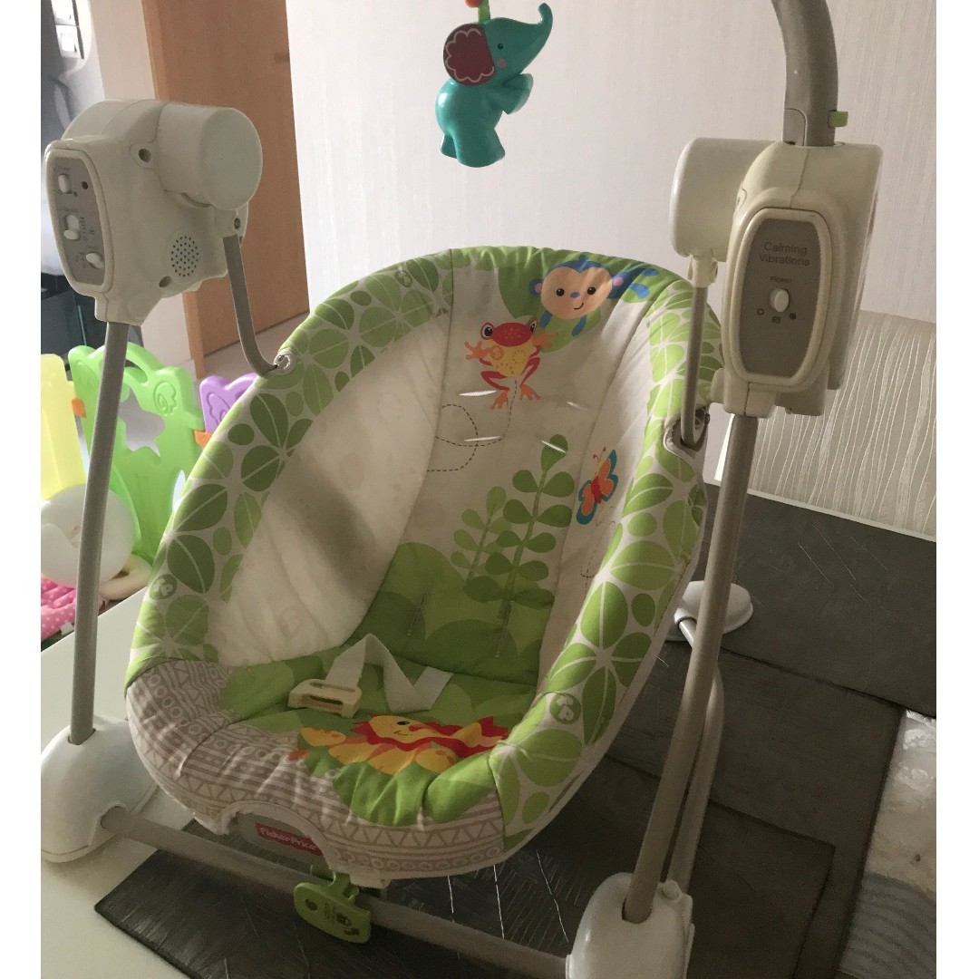 Fisher Price Swing Rocker, Babies Kids, Infant Playtime On Carousell