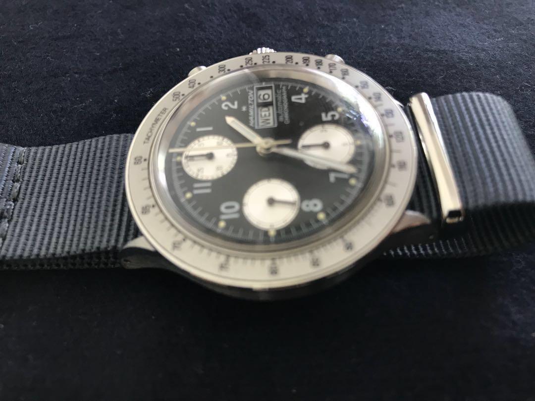 Price Drop Hamilton Automatic Chronograph ref. 9367 valjoux