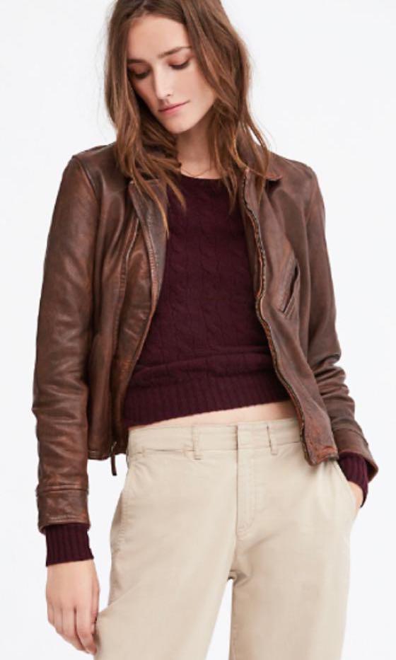 Ralph lauren leather jacket on sale
