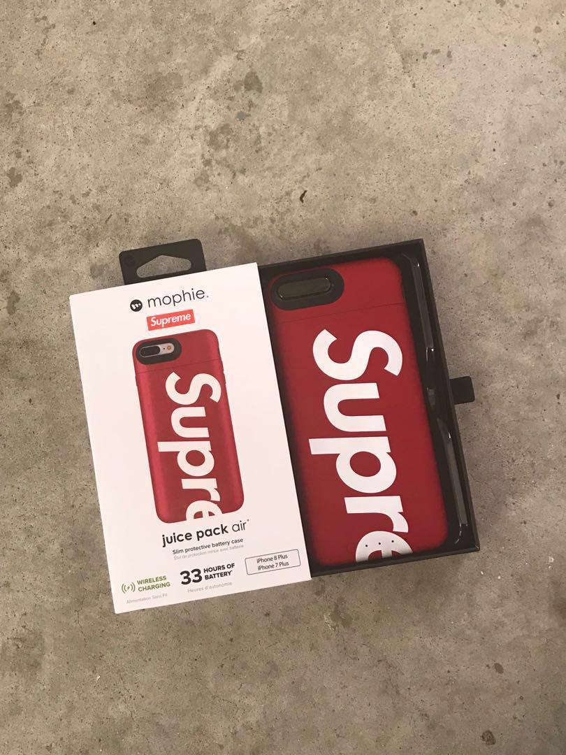 RETAIL Supreme Iphone 7 8 Plus Mophie Juice Pack Case Mobile