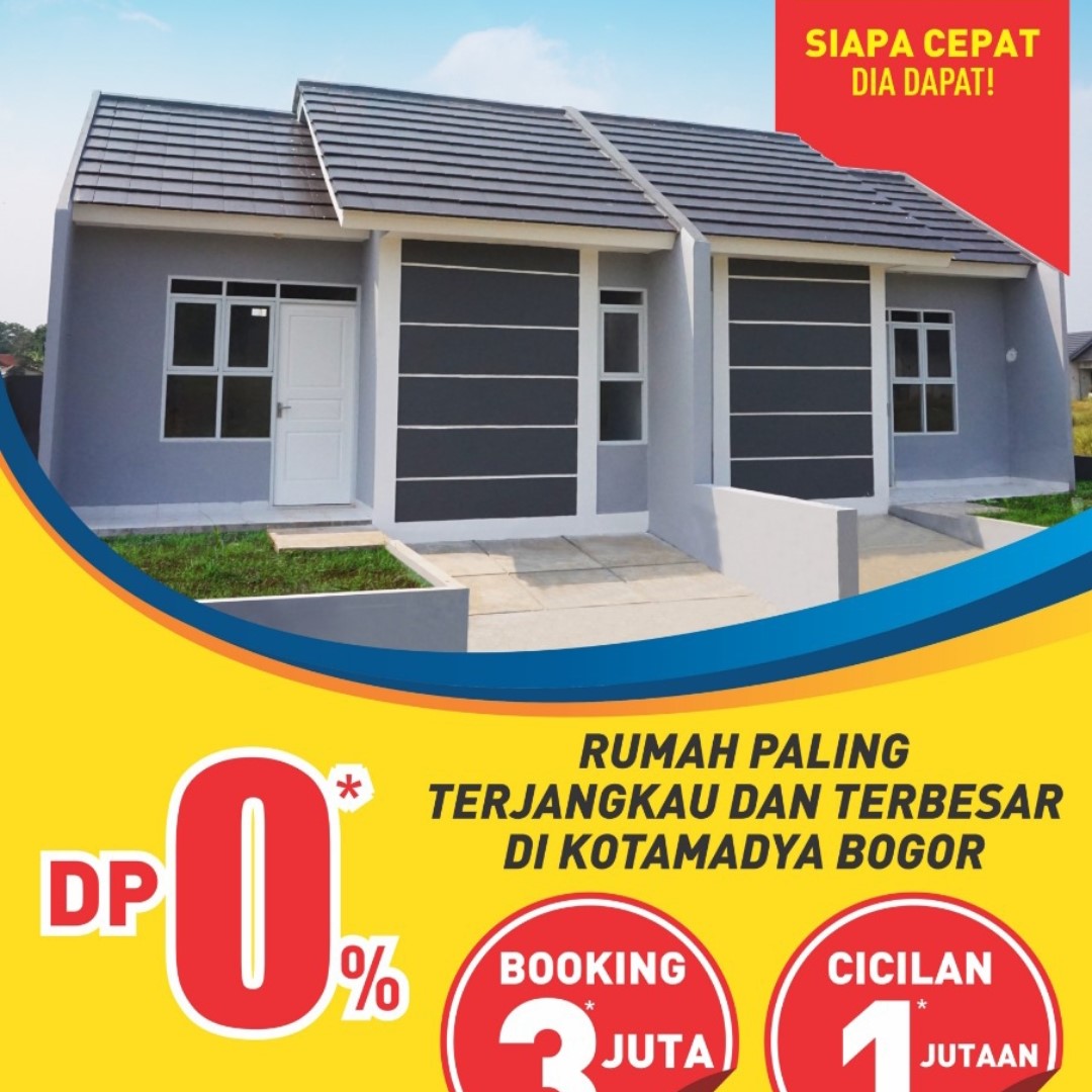 RUMAH SUBSIDI TERBESAR DI BOGOR Properti Dijual Di Carousell