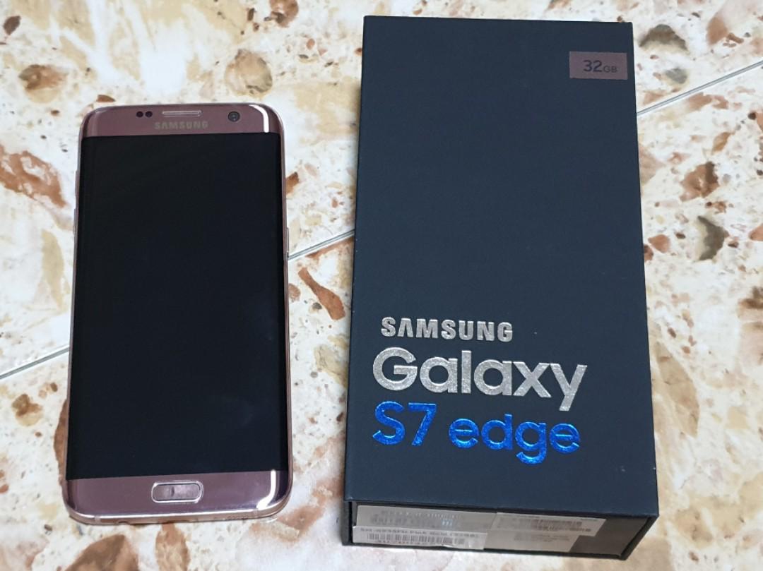 Galaxy edge pink goled samsung s7 Samsung Galaxy