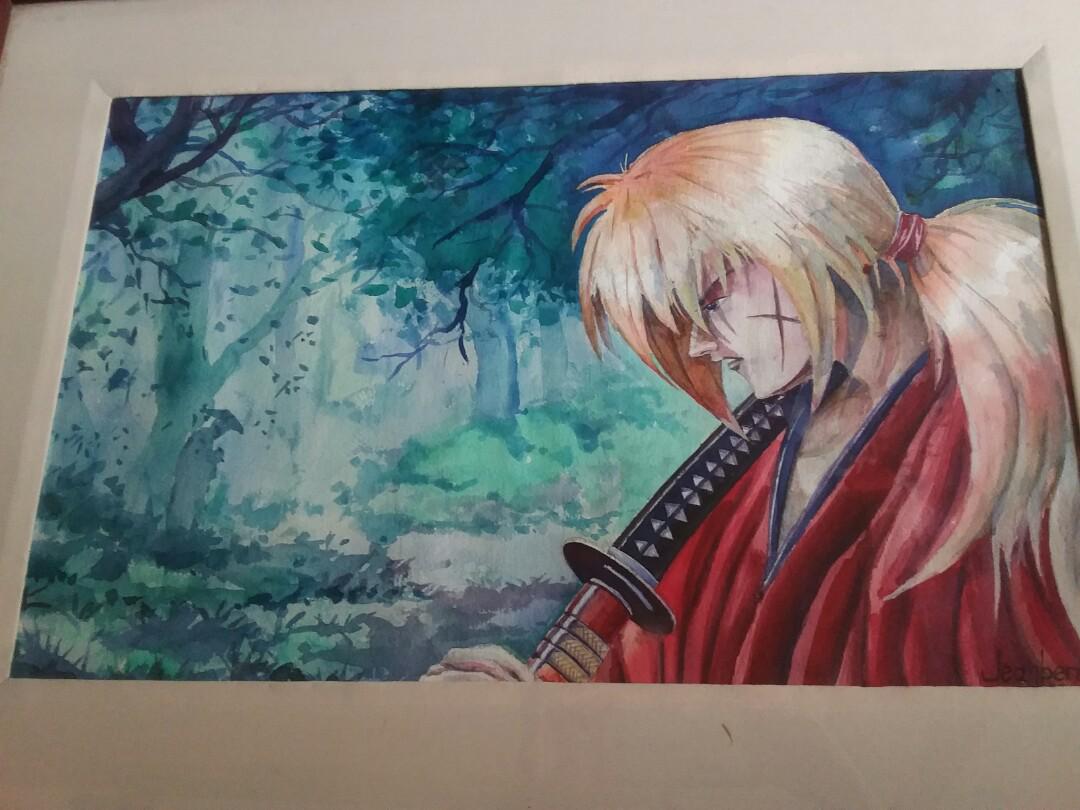 Rurouni Kenshin (Samurai X)Picture Frame, Furniture & Home Living, Home Decor, Frames & Pictures On Carousell