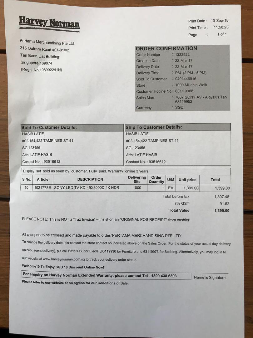 Sony 4k Android 49 inch TV (KD49X8000D), Home Appliances, TVs