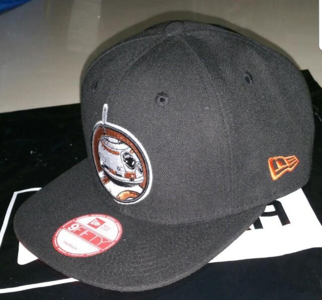 New Era Star Wars The Last Jedi BB-8 59FIFTY Fitted Hat - All Over Droid Armor Design, Orange Brim, Officially Licensed - View #3