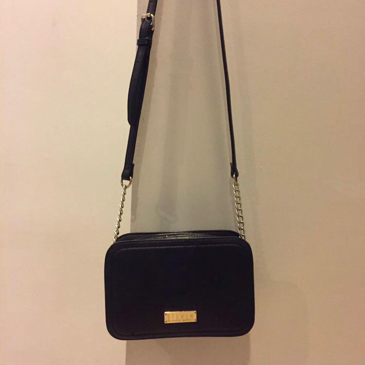 steve madden black crossbody handbag