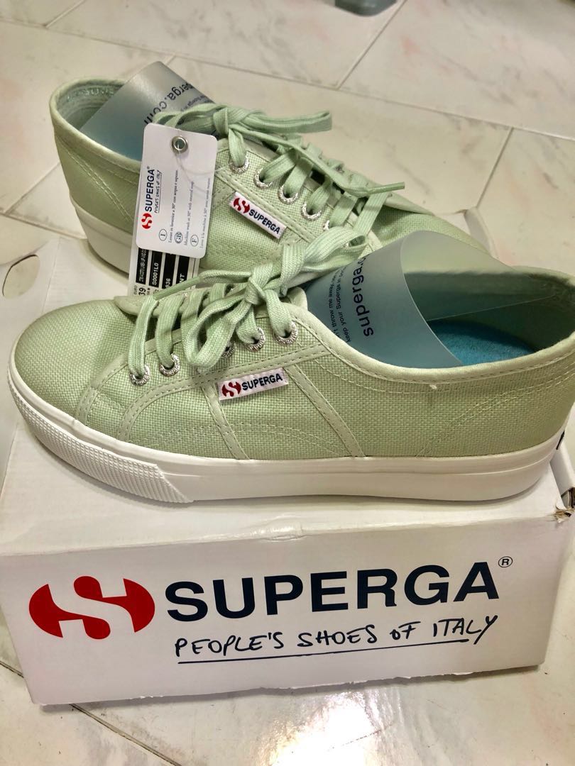 Superga flatform mint clearance