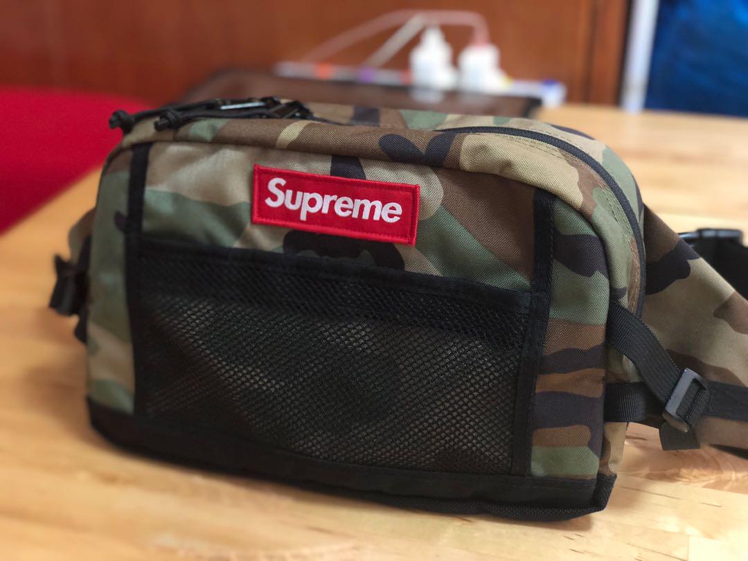 Supreme FW15 Contour Hip Bag Camo / Supreme Waist Bag, 男裝, 袋 