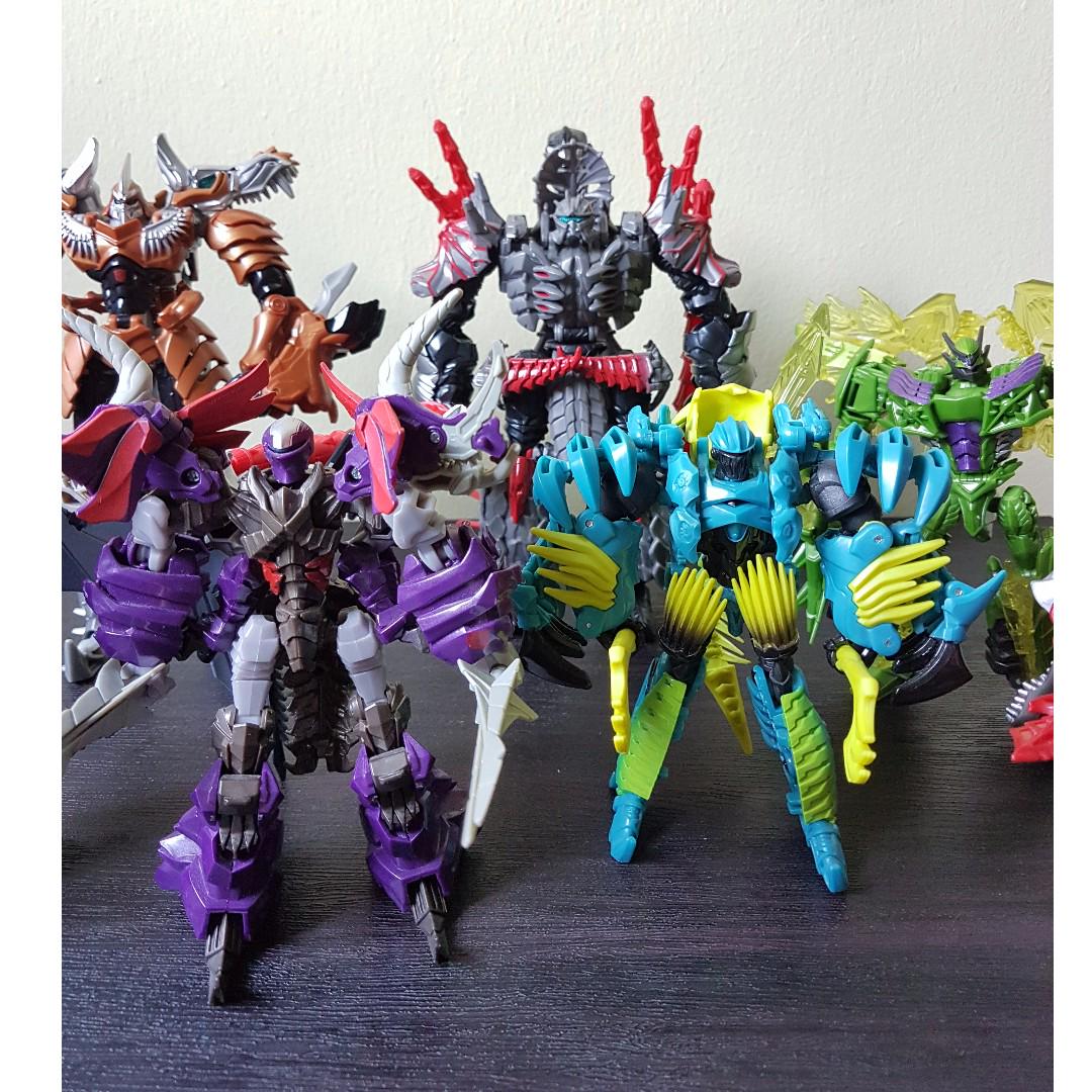 Transformers Age of Extinction Dinobots (All 7), Hobbies & Toys, Toys