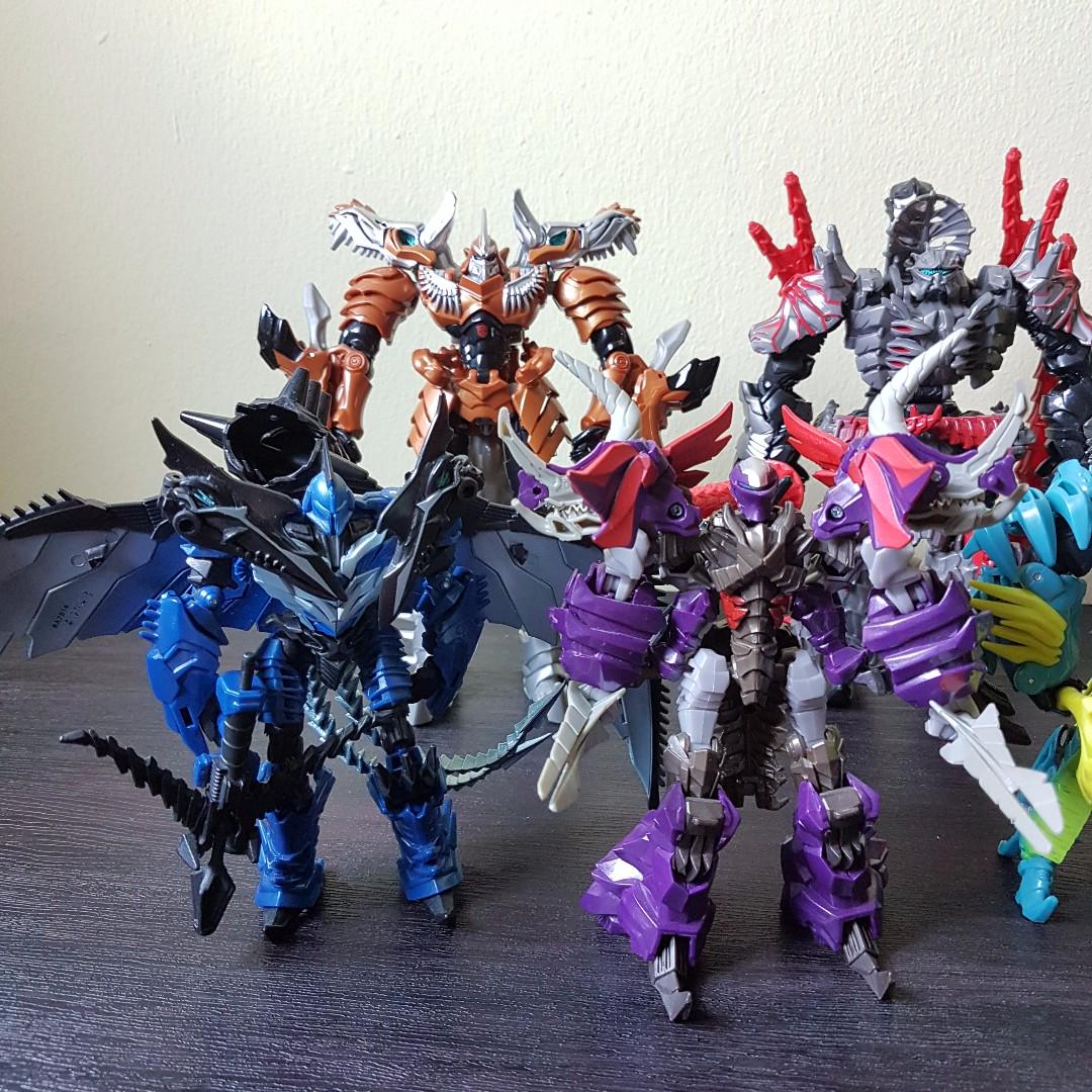 Transformers Age of Extinction Dinobots (All 7), Hobbies & Toys, Toys