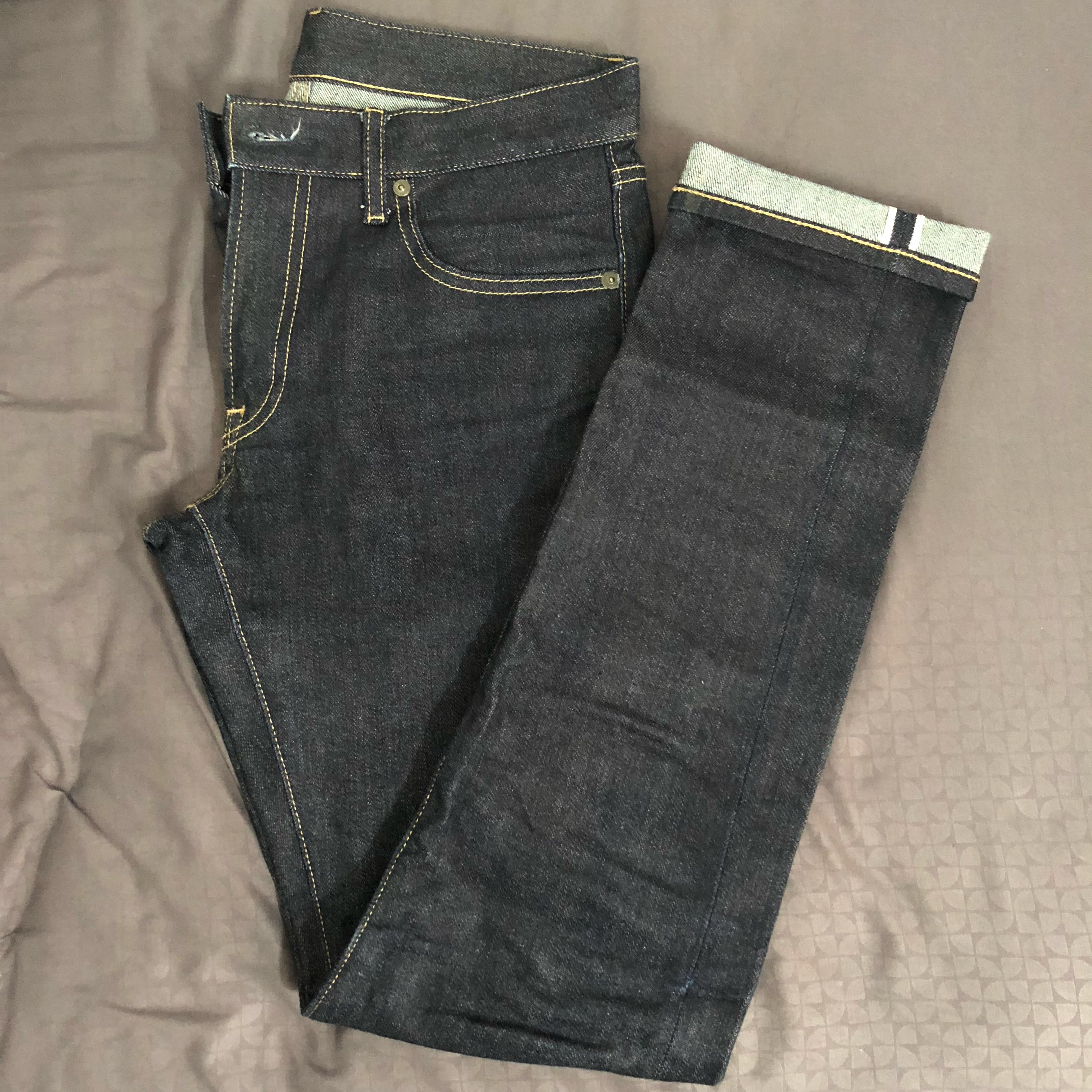 jeans uniqlo selvedge