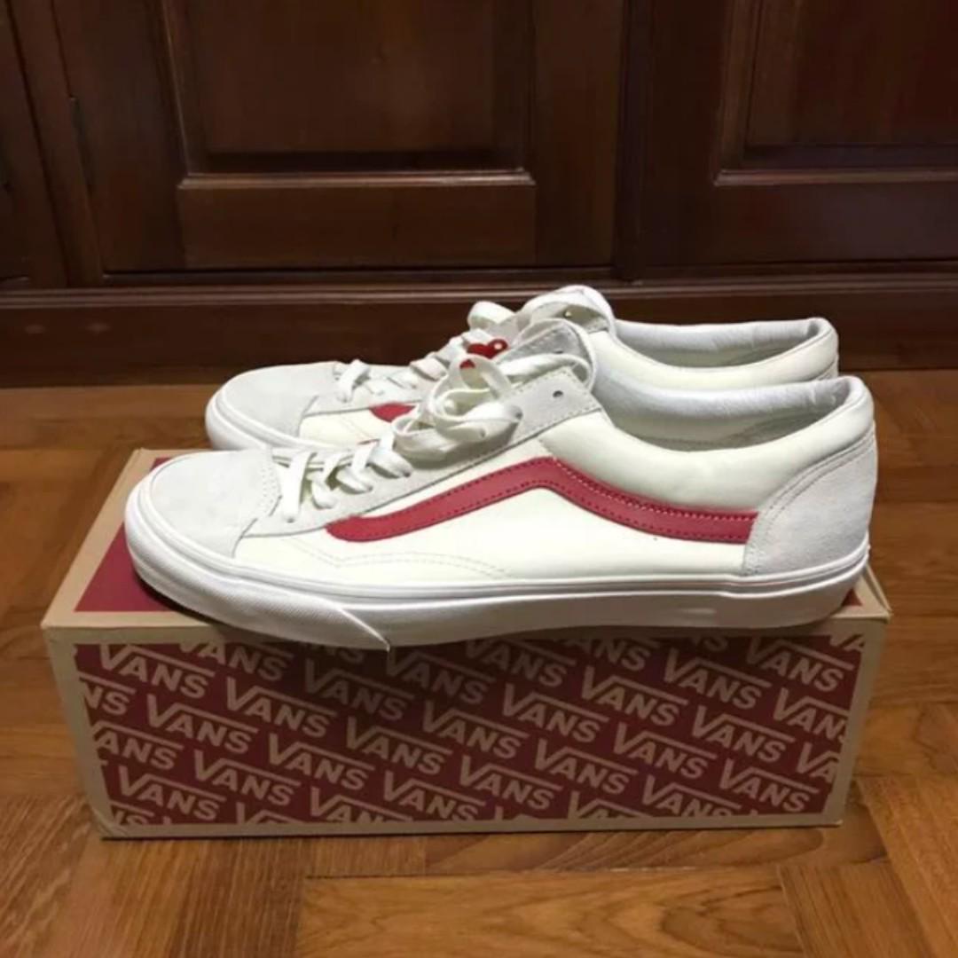 marshmallow red vans