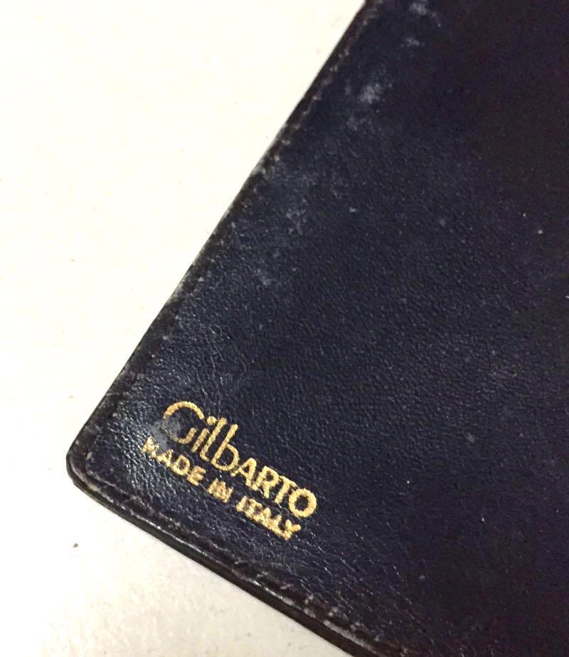 Vintage Gilbario Leather Address Phone Book Cover , Luxury, Bags