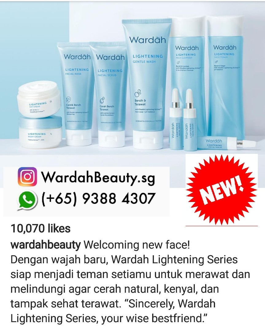 essence wardah lightening