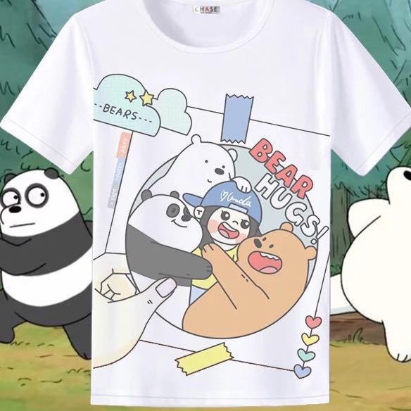 We Bare Bears Short Sleeve Long Sleeve T Shirts Bulletin Board Preorders On Carousell