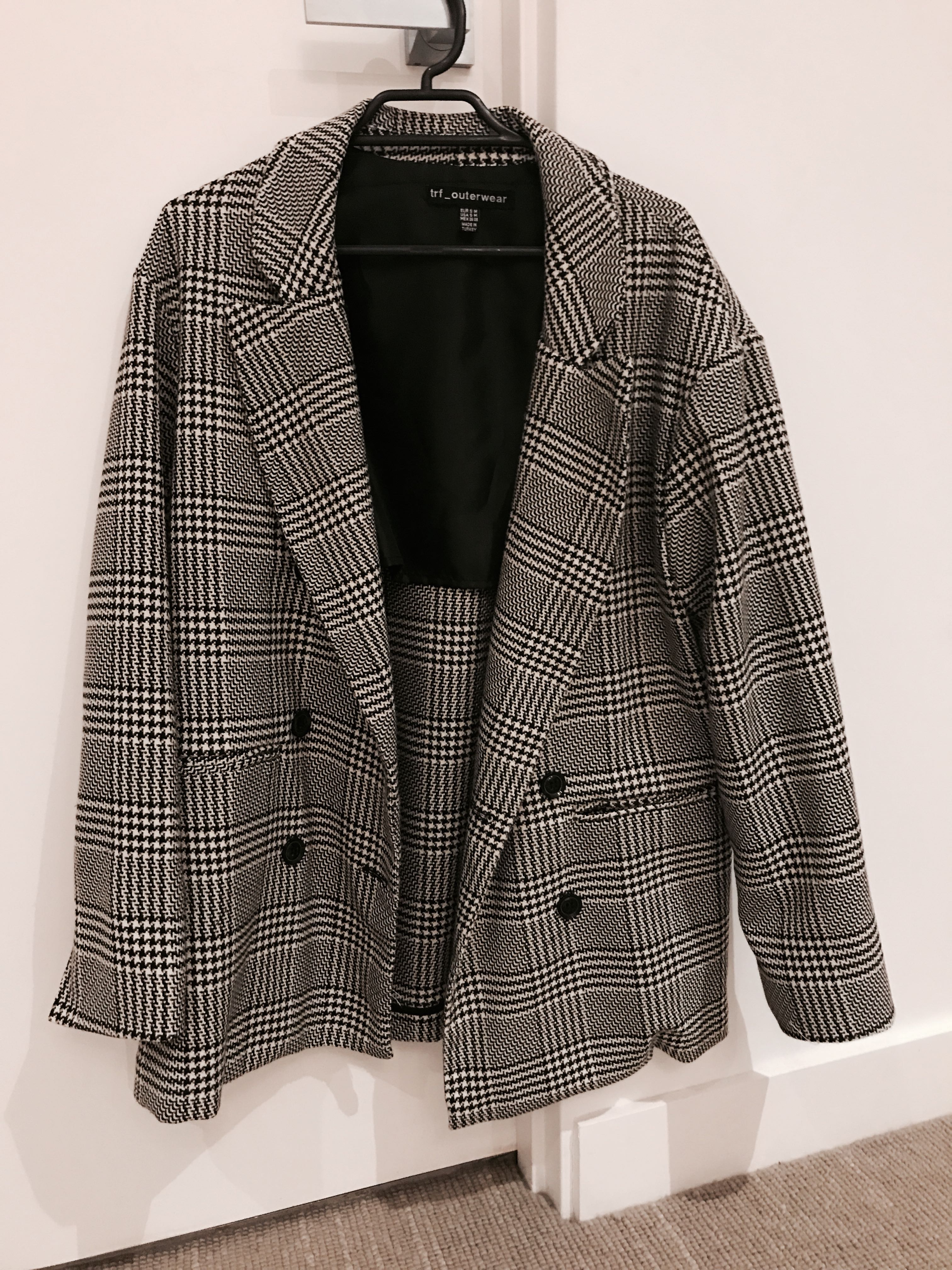 Dogtooth blazer zara clearance