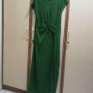 SALE..Dress maxi hijau