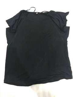 Kaos hitam UNIQLO / katun / cotton / T-Shirt / Polos