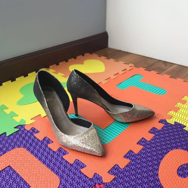 3 inch glitter heels, Women's Fashion 
