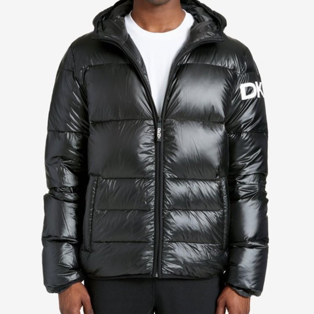 dkny puffer coat with hood