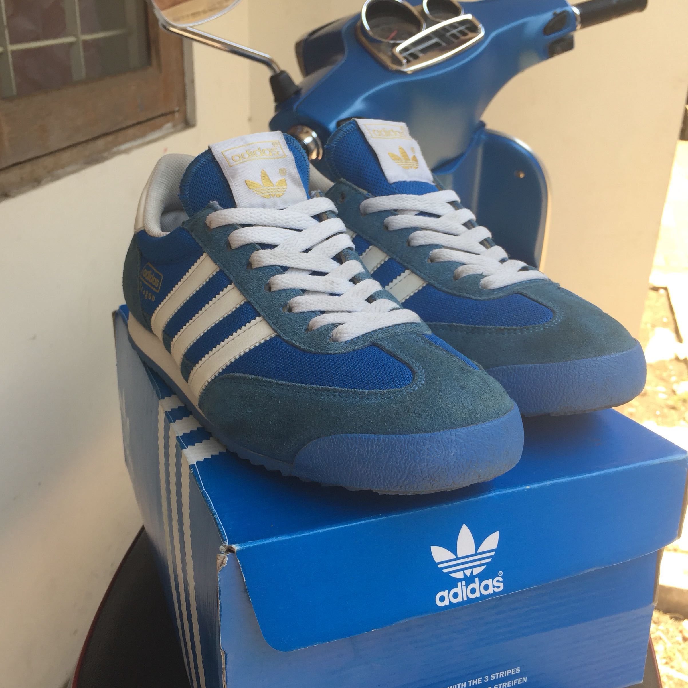 Adidas dragon online heren bluebird