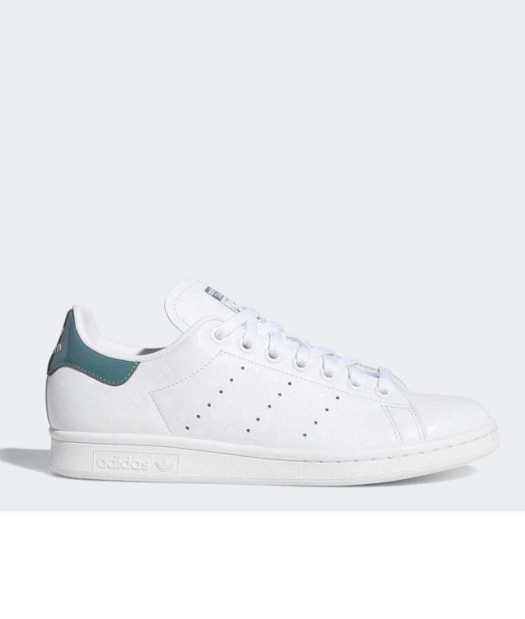 stan smith white raw green