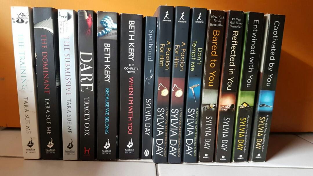 Adult Books Crossfire Novel Tara Sue Me Sylvia Day Beth Kery Books Stationery Fiction On Carousell