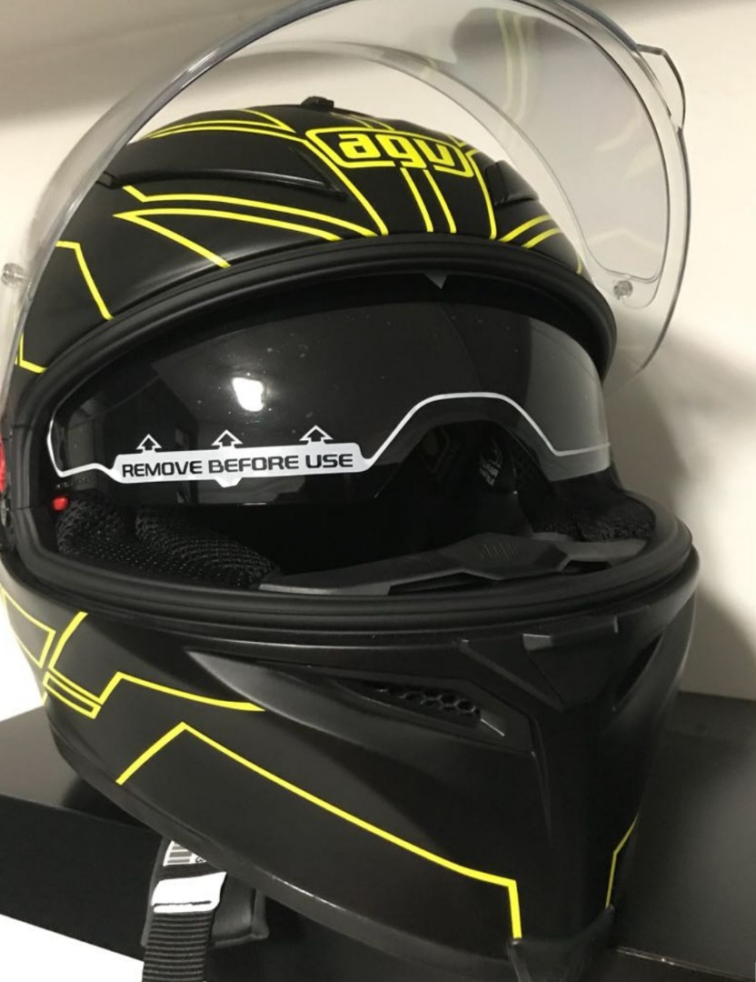 AGV Helmet, Motorcycles, Motorcycle Apparel on Carousell