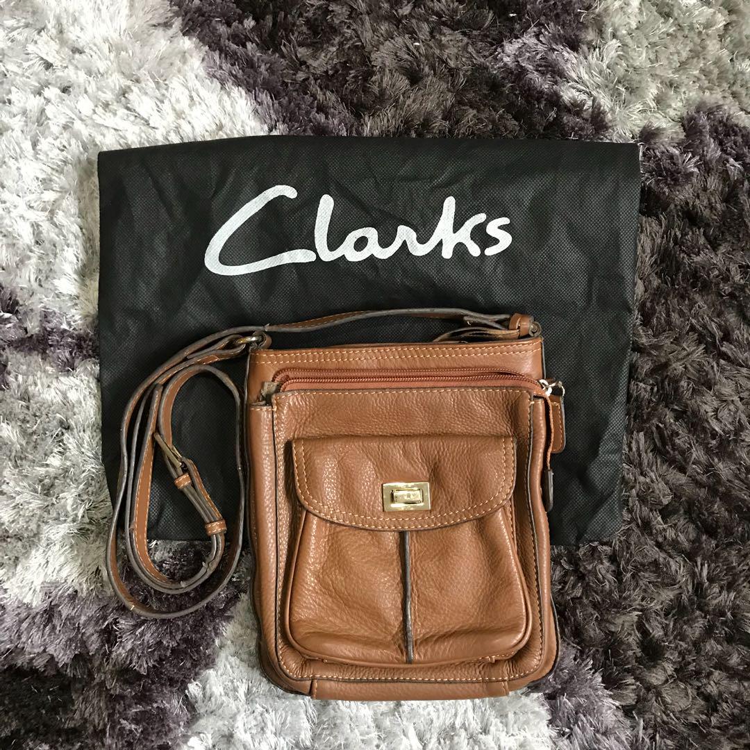 Clarks | Bags | Clarks Brown And Tan Purse | Poshmark