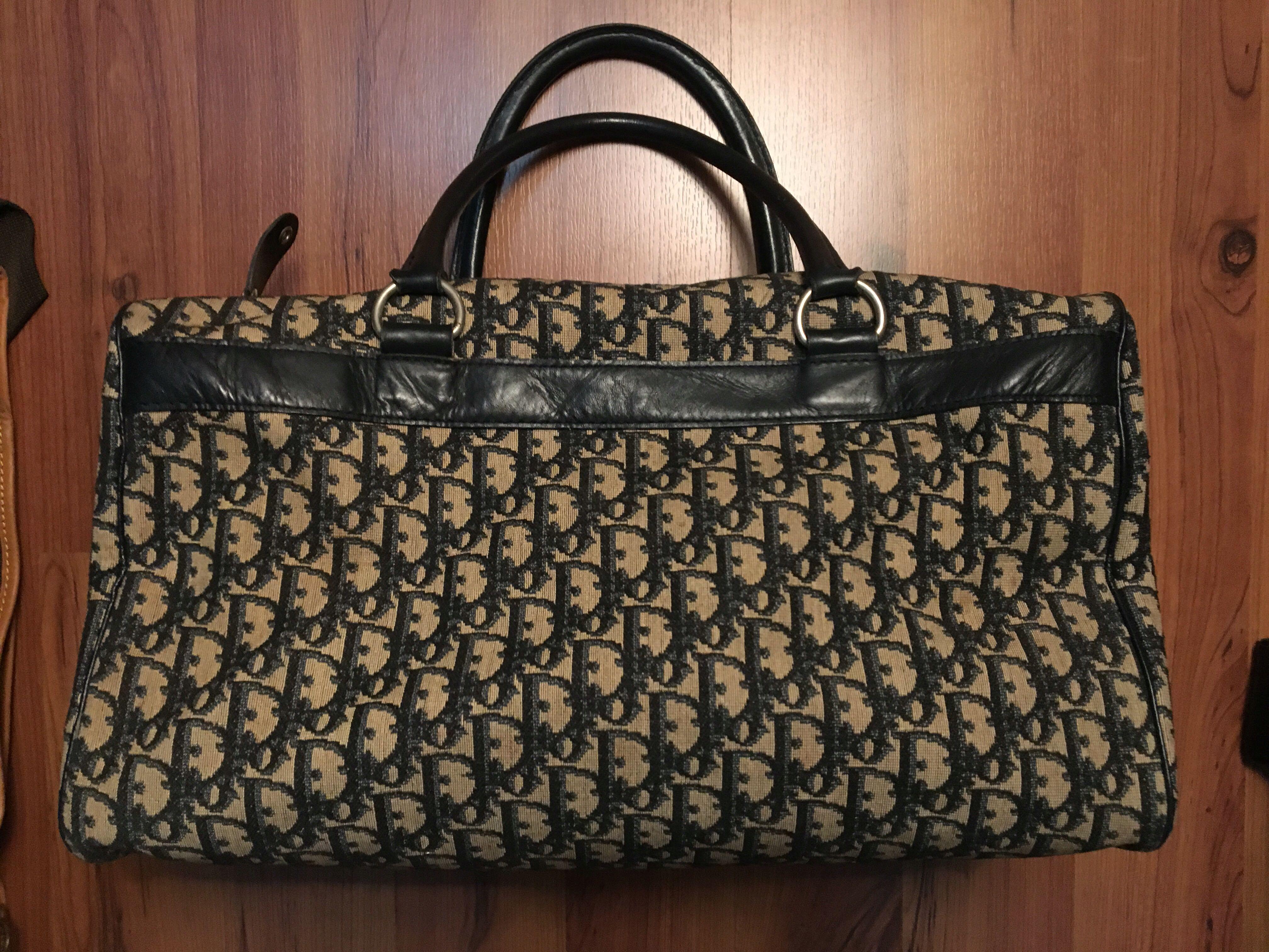 Authentic Dior Vintage Monogram Blue 