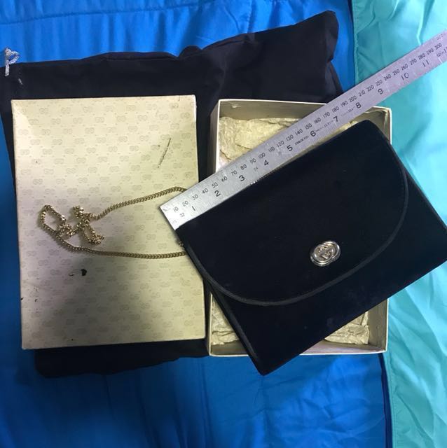 gucci black evening bag