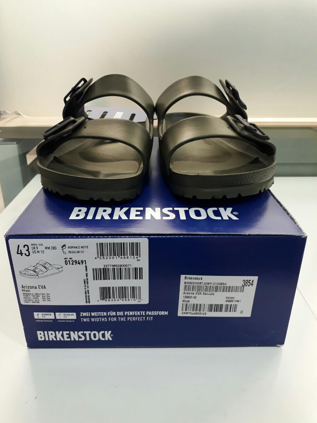 birkenstock arizona eva khaki 40