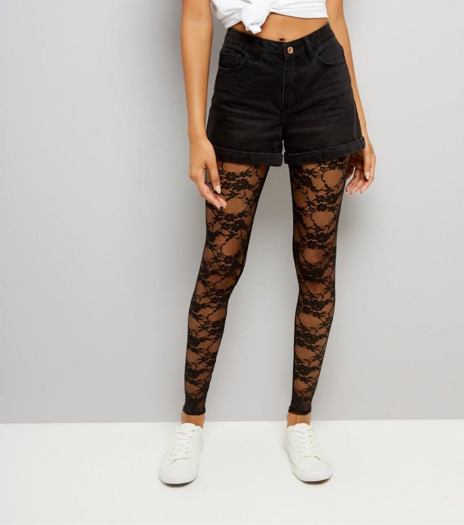 BN New Look Lace Leggings Women s Fashion Bottoms Other Bottoms on Carousell