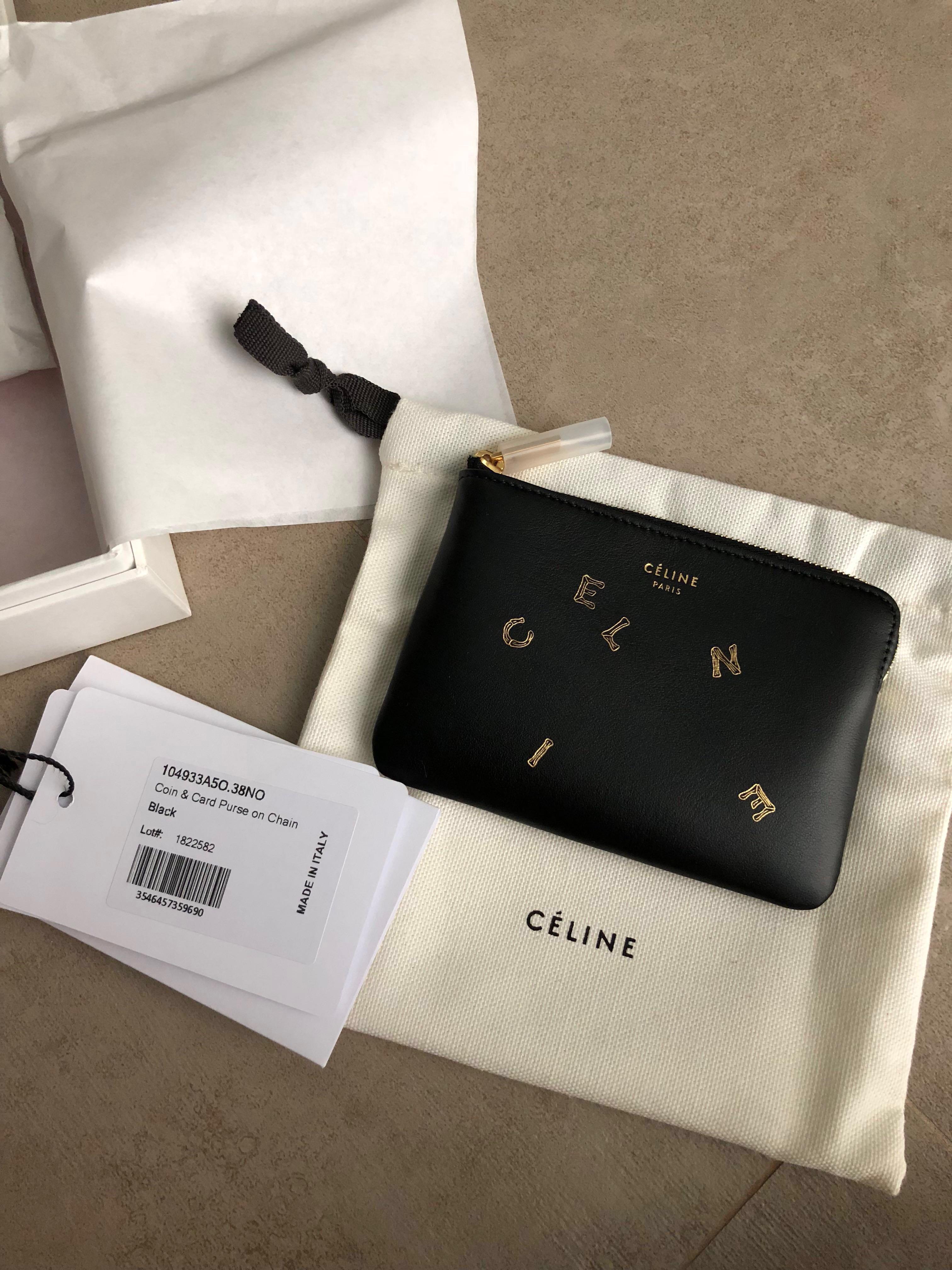 Unboxing (เปิดกล่อง) CELINE Coin & Card Pouch in Triomphe Canvas