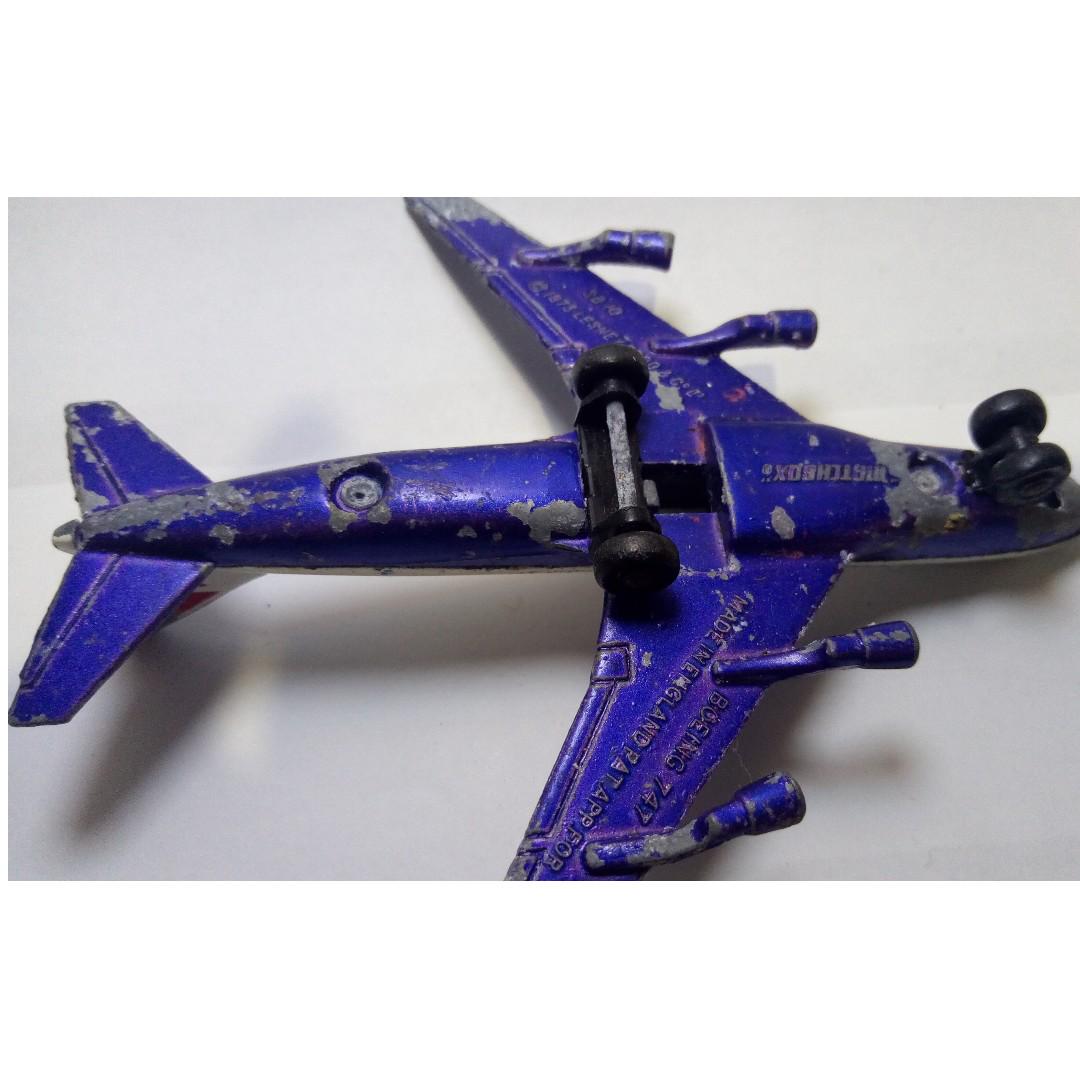 Boeing 747 British Airways BY MATCHBOX (Vintage Lesney 1973 Made In ...