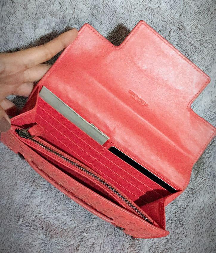 BOTTEGA Long Wallet with Serial Numbers, Women's Fashion, Bags
