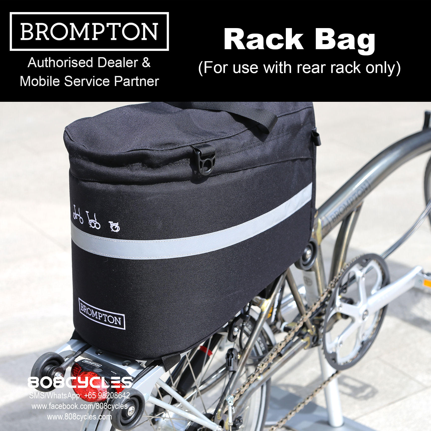 brompton back rack bag